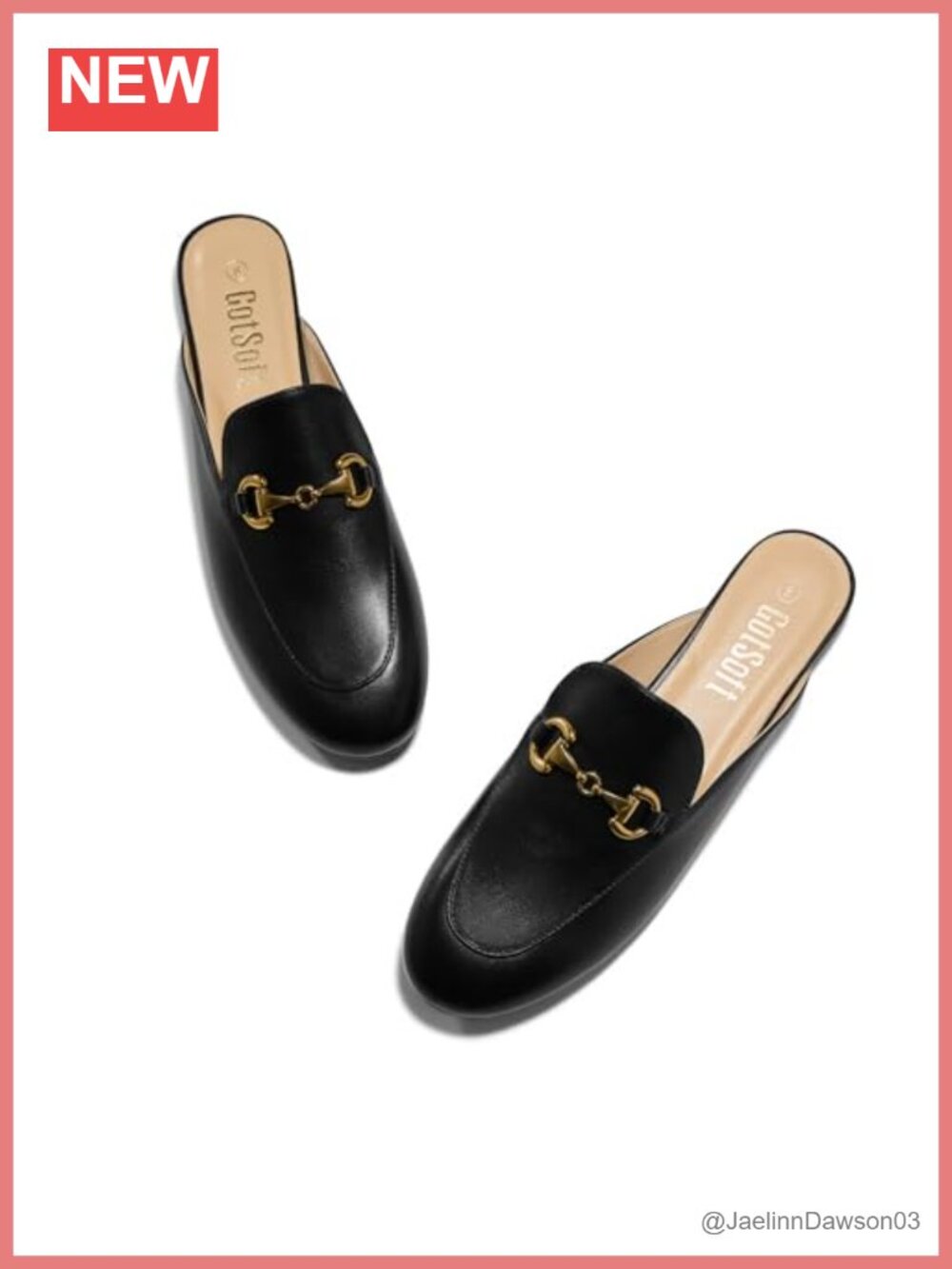 Lambskin Mules with Metal Buckle for Women